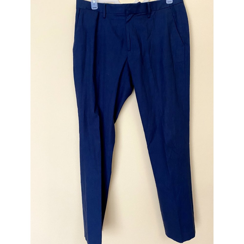 BONOBOS MEN SLACKS 36/34 NAVY